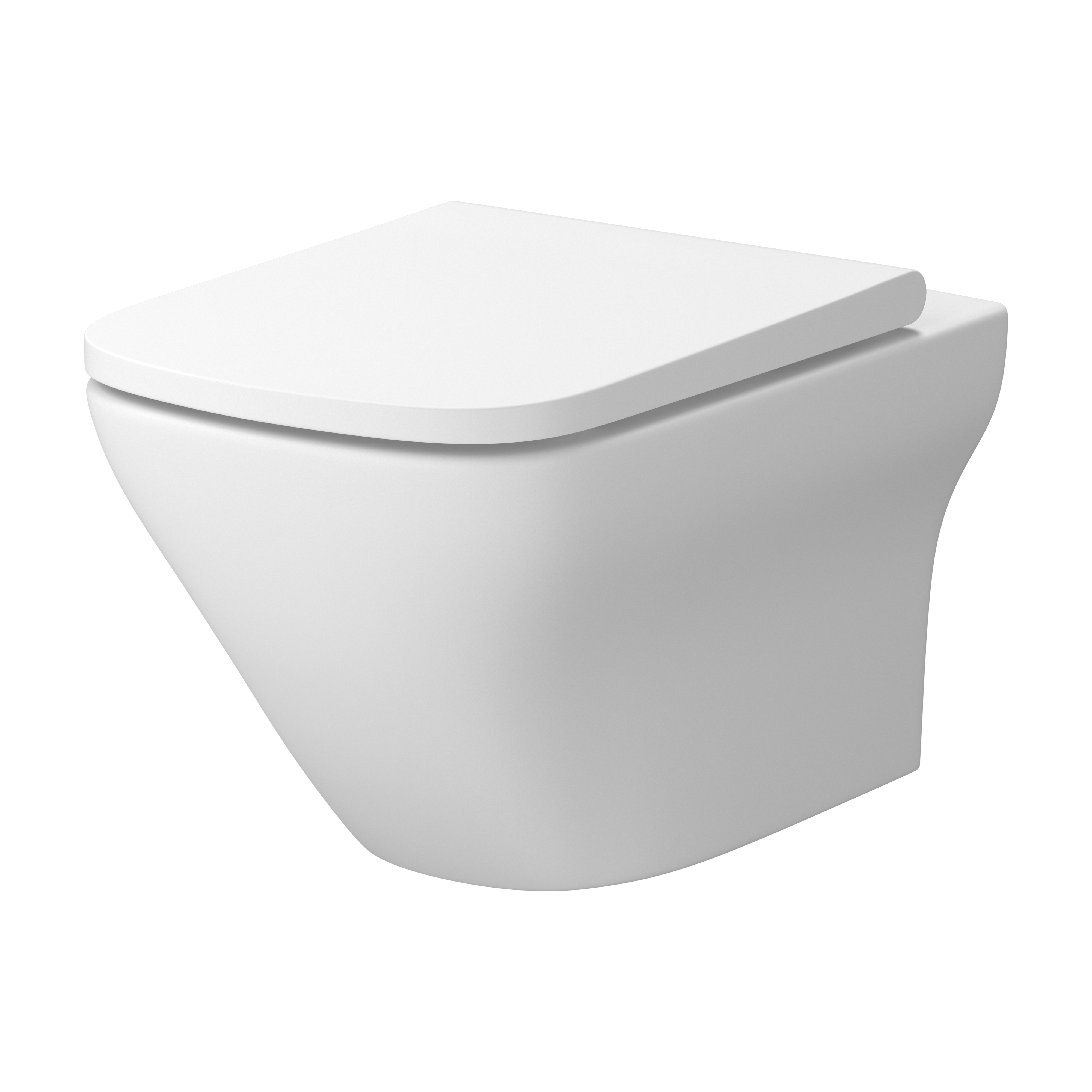 Cersanit Larga wc misa s pomaly sa sklápajúcim sedadlom závesné bez oplachovacieho kruhu biela matná S701-609