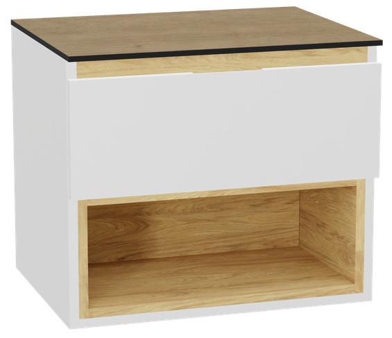 Súprava korpus skrinky Excellent Tuto 2.0 MLEX.2171.600.WHBL, doska na skrinku Excellent Tuto 2.0 MLEX.2116.600.BL, MLEX.2151.600.01.WH