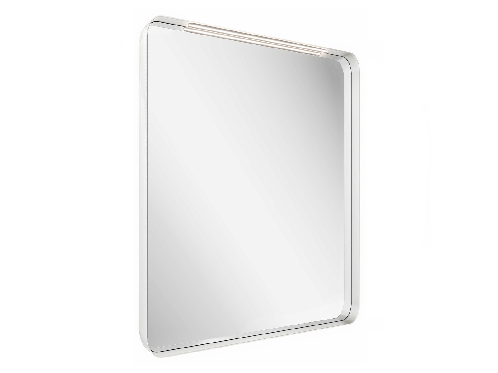 Ravak Strip zrkadlo 60.6x70.6 cm odĺžnikový s osvetlením biela X000001566