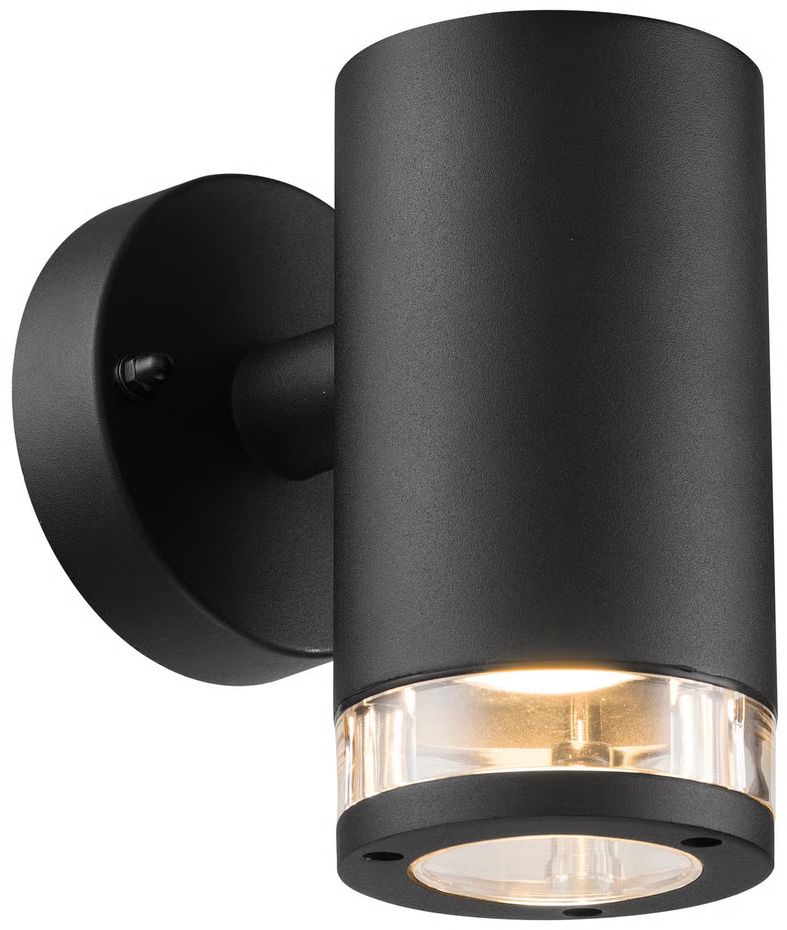 Nordlux Birk vonkajšie nástenné svietidlo 1x28 W čierna 45521003