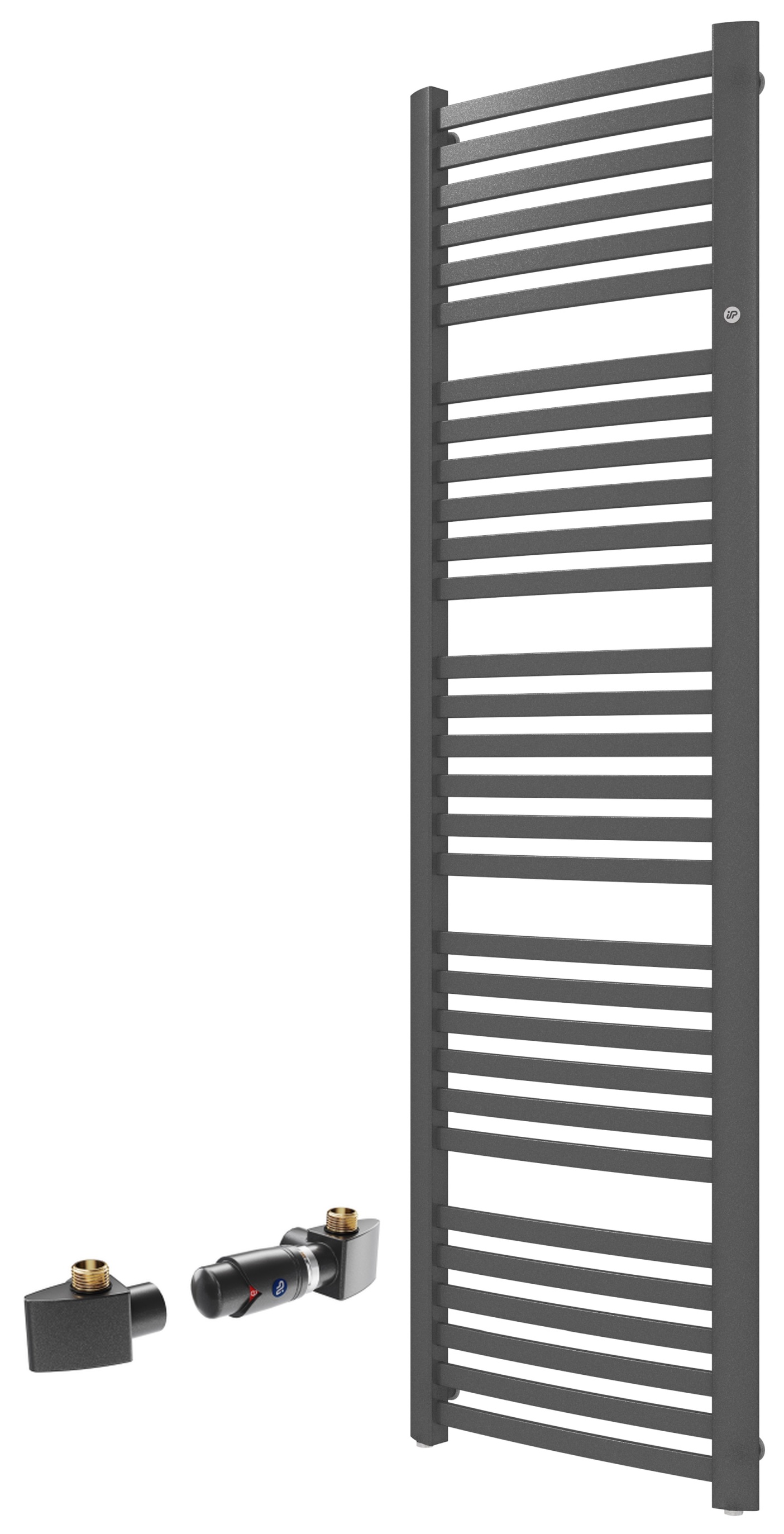 Súprava kúpeľňový radiátor Instal Projekt Retto RET-50/180C12, termostatická súprava Instal Projekt Z17 606400001C12