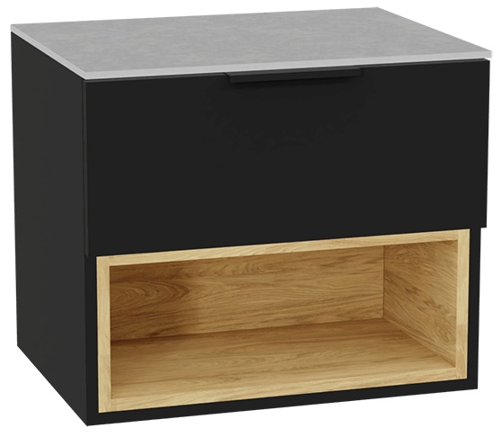 Súprava korpus skrinky Excellent Tuto 2.0 MLEX.2171.600.BKBL, doska na skrinku Excellent Tuto 2.0 MLEX.2116.600.SJ, MLEX.2151.600.02.BK