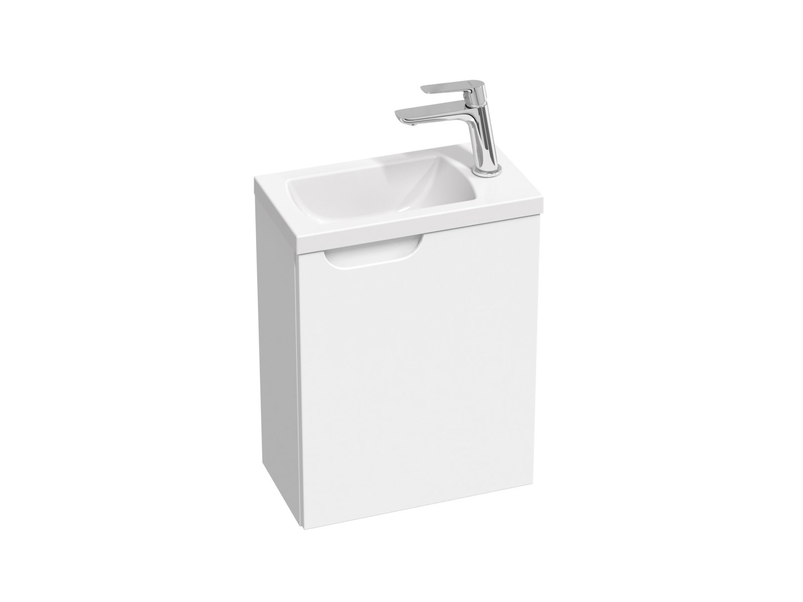 Ravak Classic II skrinka 40x22x50 cm závesná kúpeľňová skrinka pod umývadlo biela X000001486