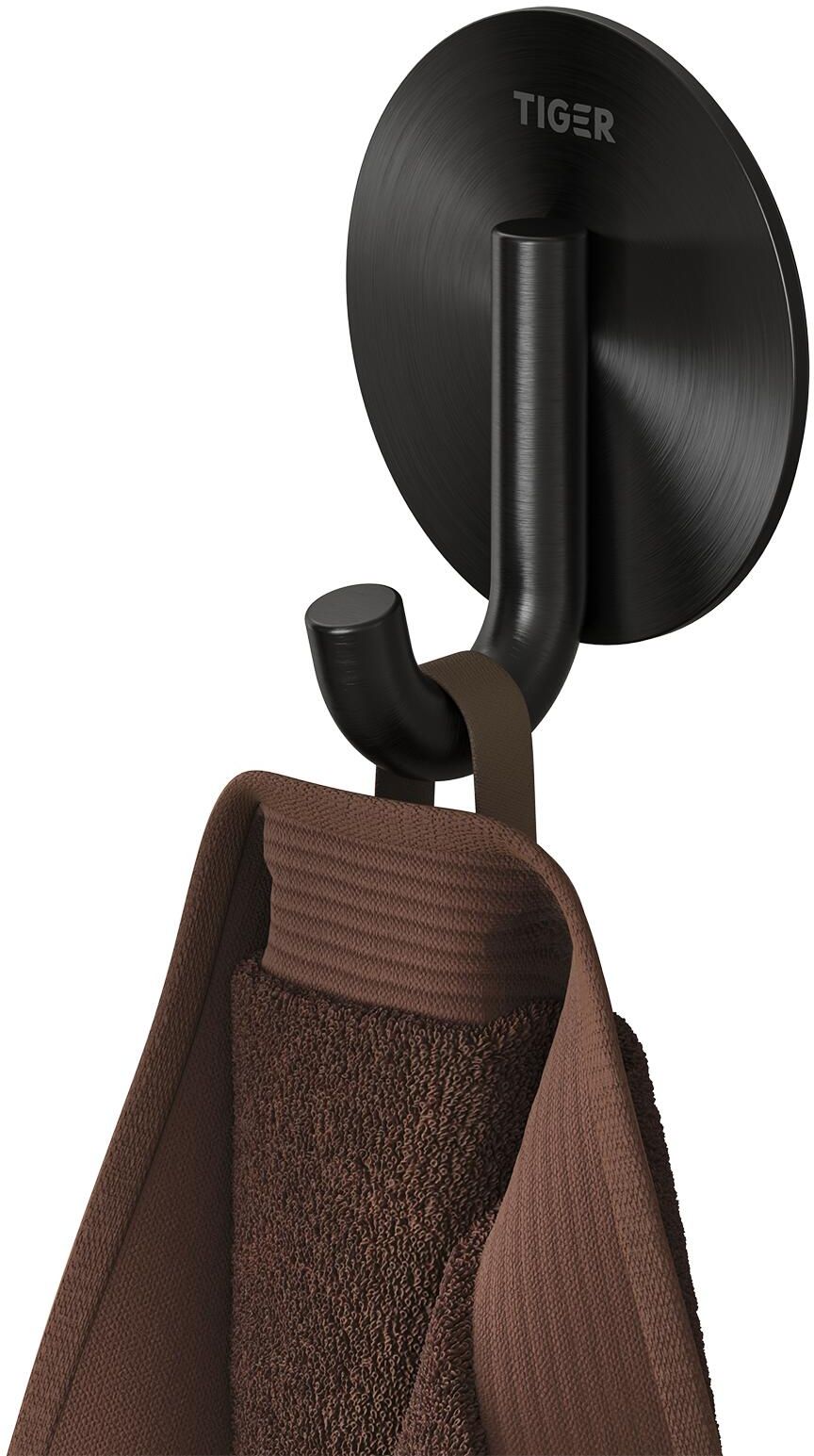 Tiger Classic vešiak na uterák čierna 800736
