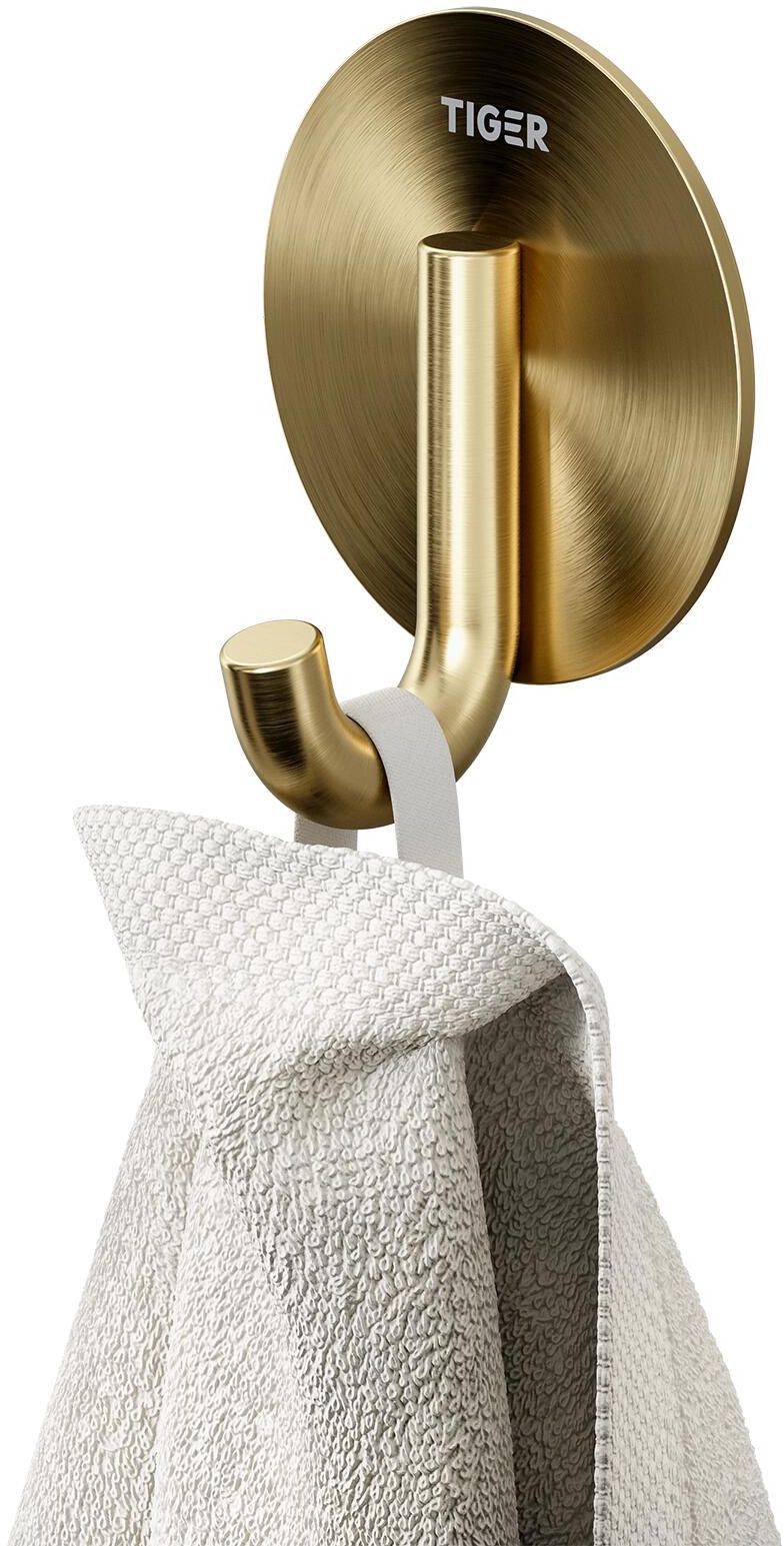 Tiger Classic vešiak na uterák zlatá 800735