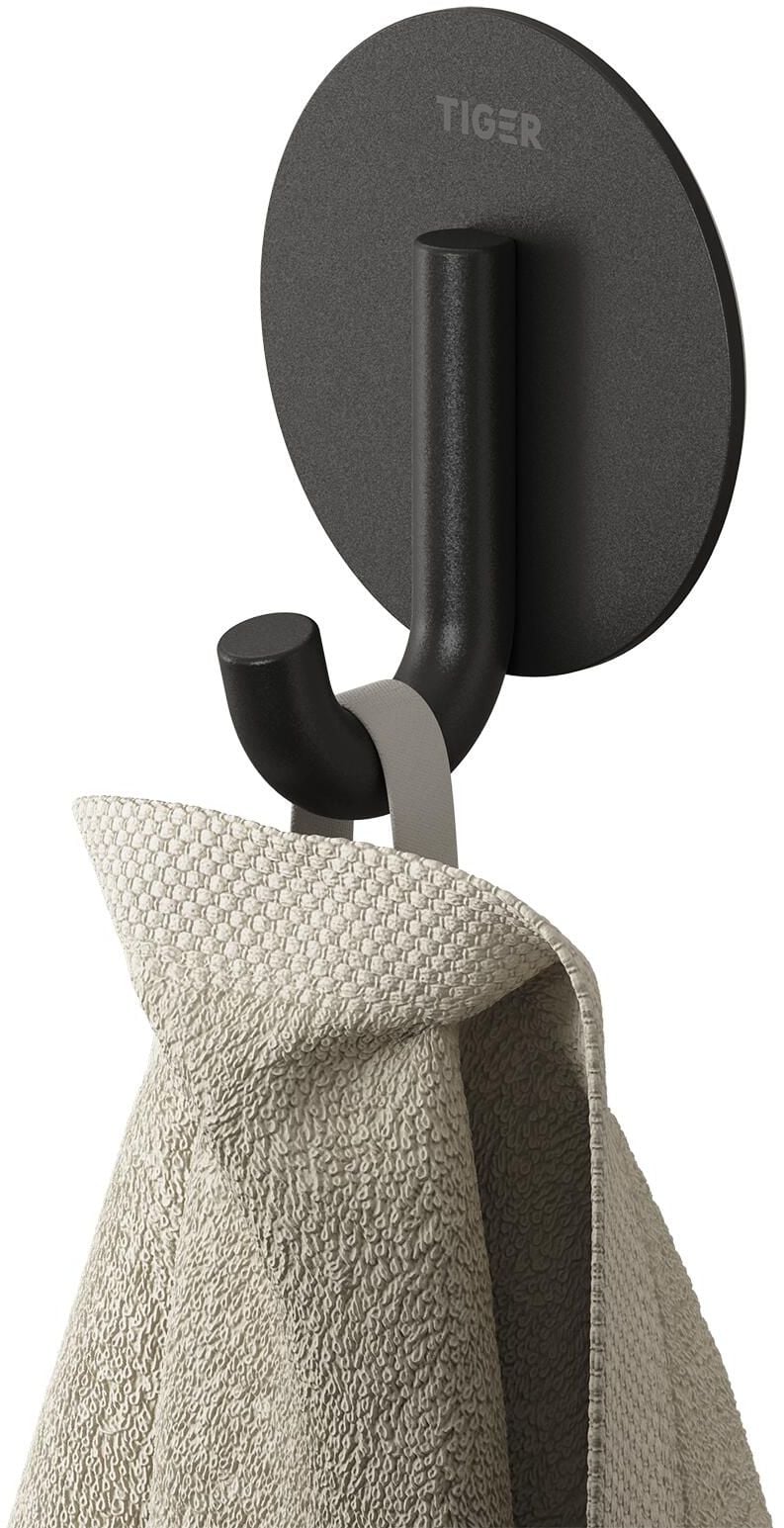 Tiger Classic vešiak na uterák čierna 800737