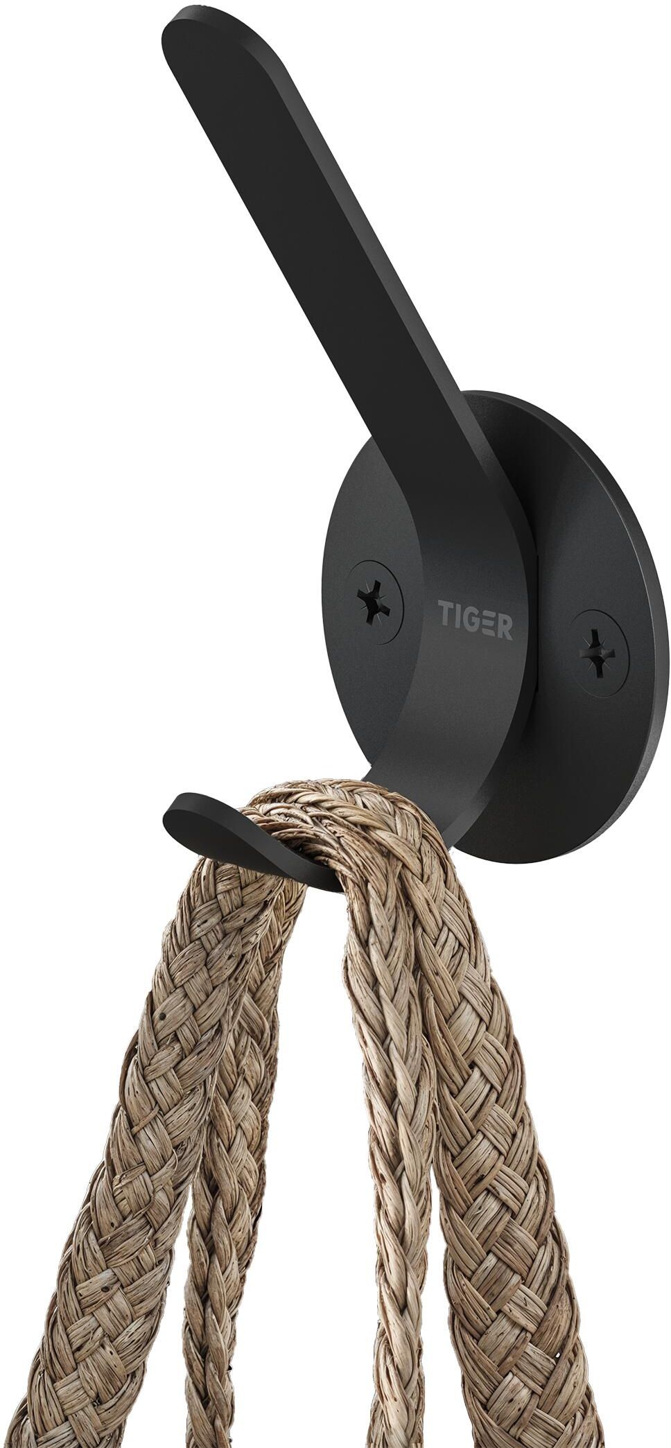 Tiger Double vešiak na uterák čierna 800749