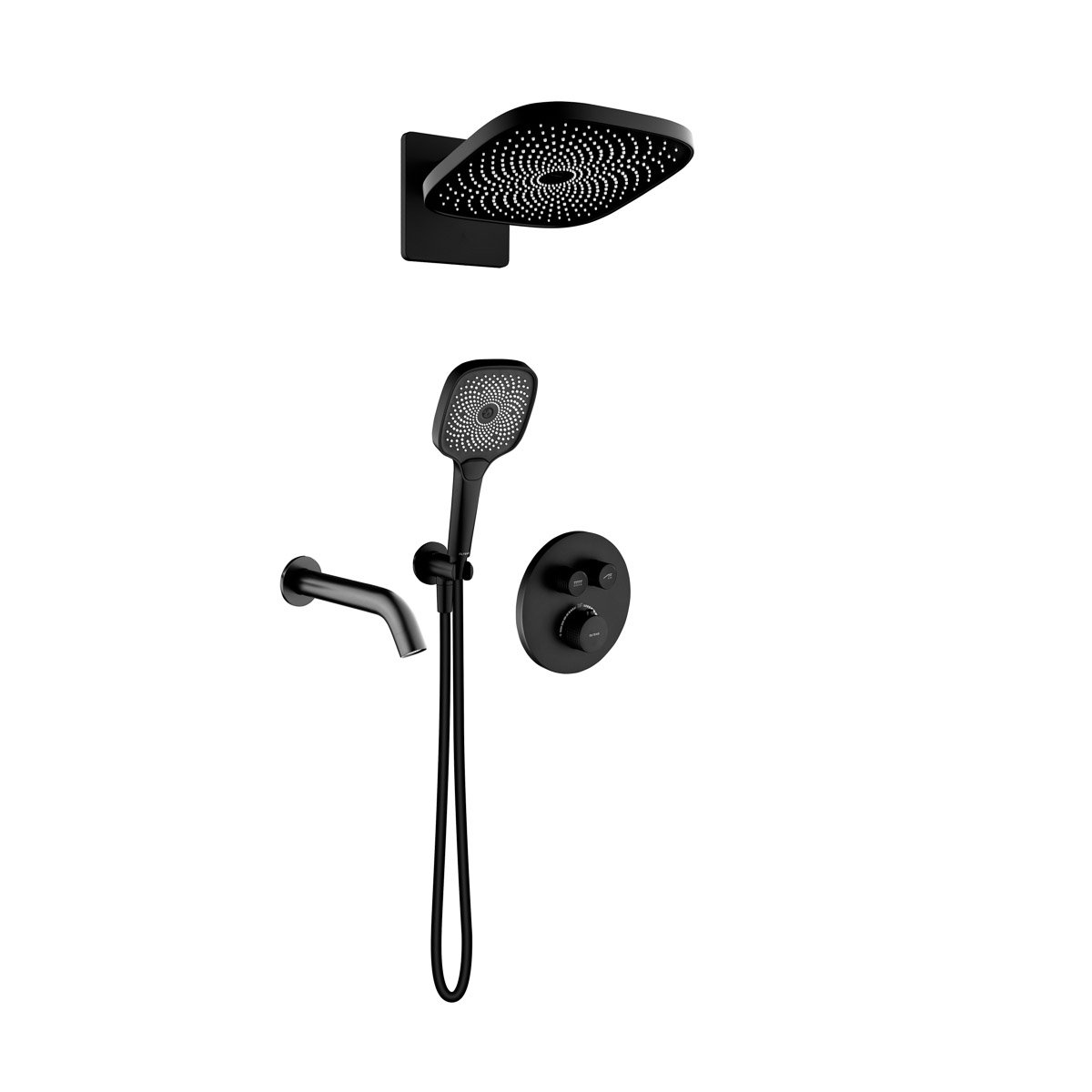 Súprava vaňová/sprchová batéria Oltens Katla 34600300, horná/hlavová sprcha Oltens Vann 37008300, 39403300, 39100300, 37108300, 39304300, 37200300