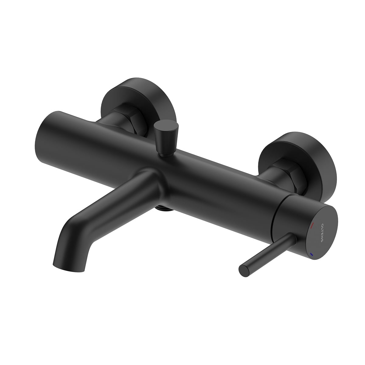 Oltens Molle vaňová/sprchová batéria nástenná matná čierna 34112300