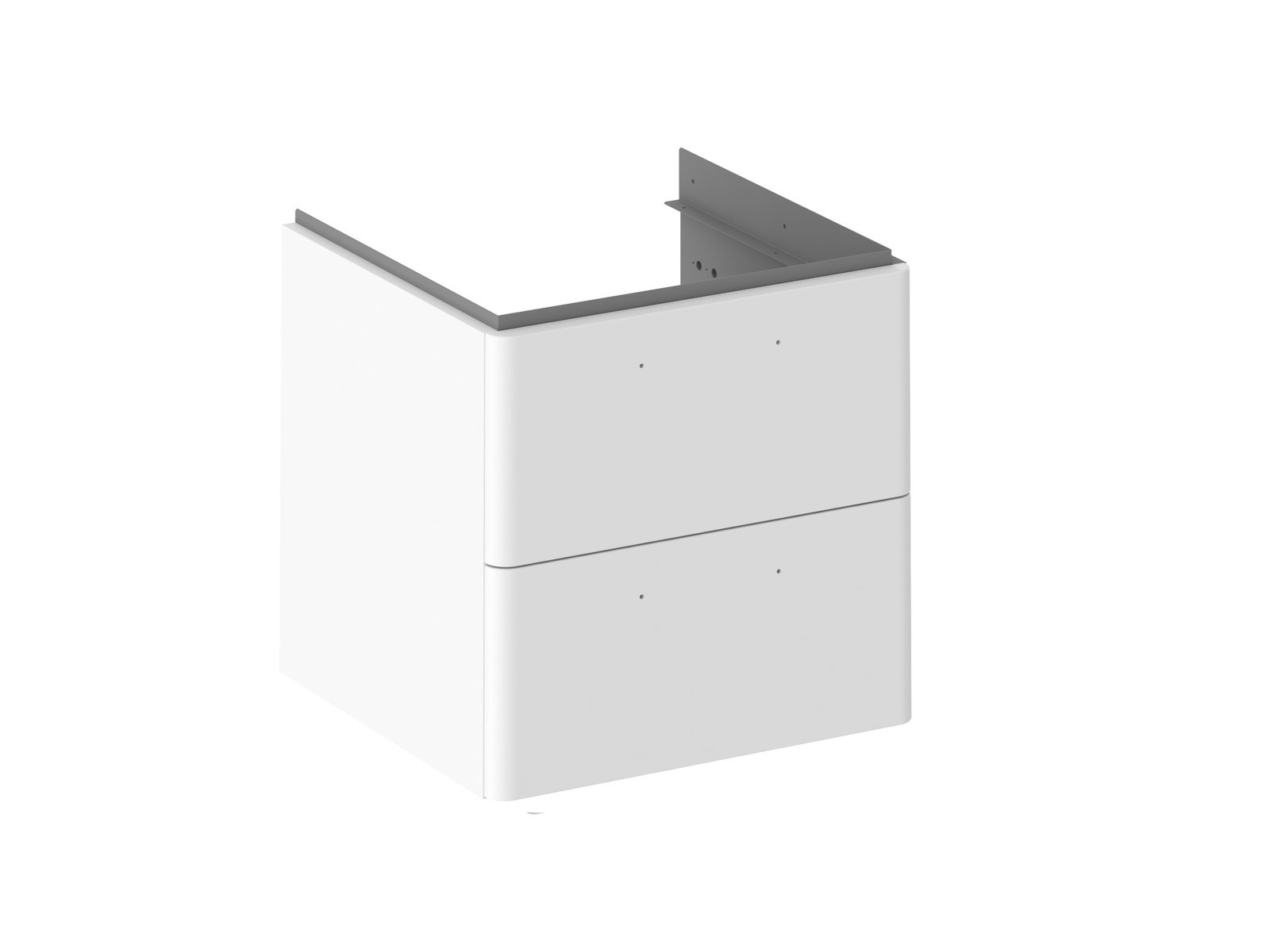 Ravak Balance skrinka 60x46.5x50 cm závesná kúpeľňová skrinka pod umývadlo biela X000001814