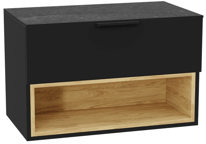 Súprava korpus skrinky Excellent Tuto 2.0 MLEX.2171.800.BKBL, doska na skrinku Excellent Tuto 2.0 MLEX.2116.800.MA, MLEX.2151.800.02.BK