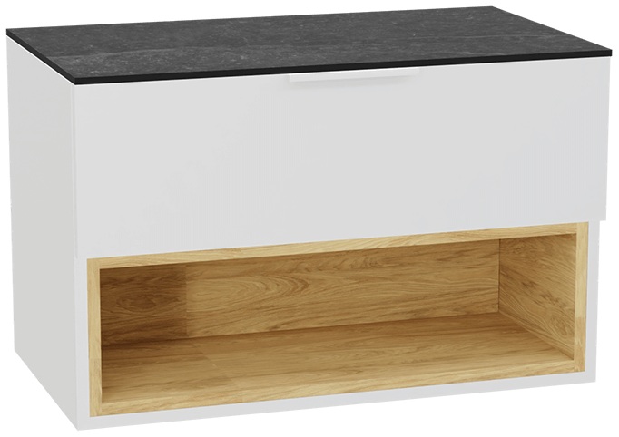 Súprava korpus skrinky Excellent Tuto 2.0 MLEX.2171.800.WHBL, doska na skrinku Excellent Tuto 2.0 MLEX.2116.800.MA, MLEX.2151.800.02.WH