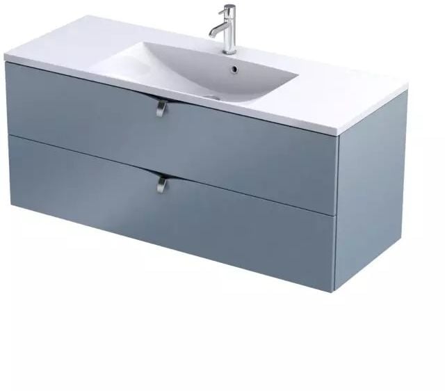 Oristo Siena skrinka 119.6x45.5x50 cm závesná kúpeľňová skrinka pod umývadlo OR45-SD2S-120-16