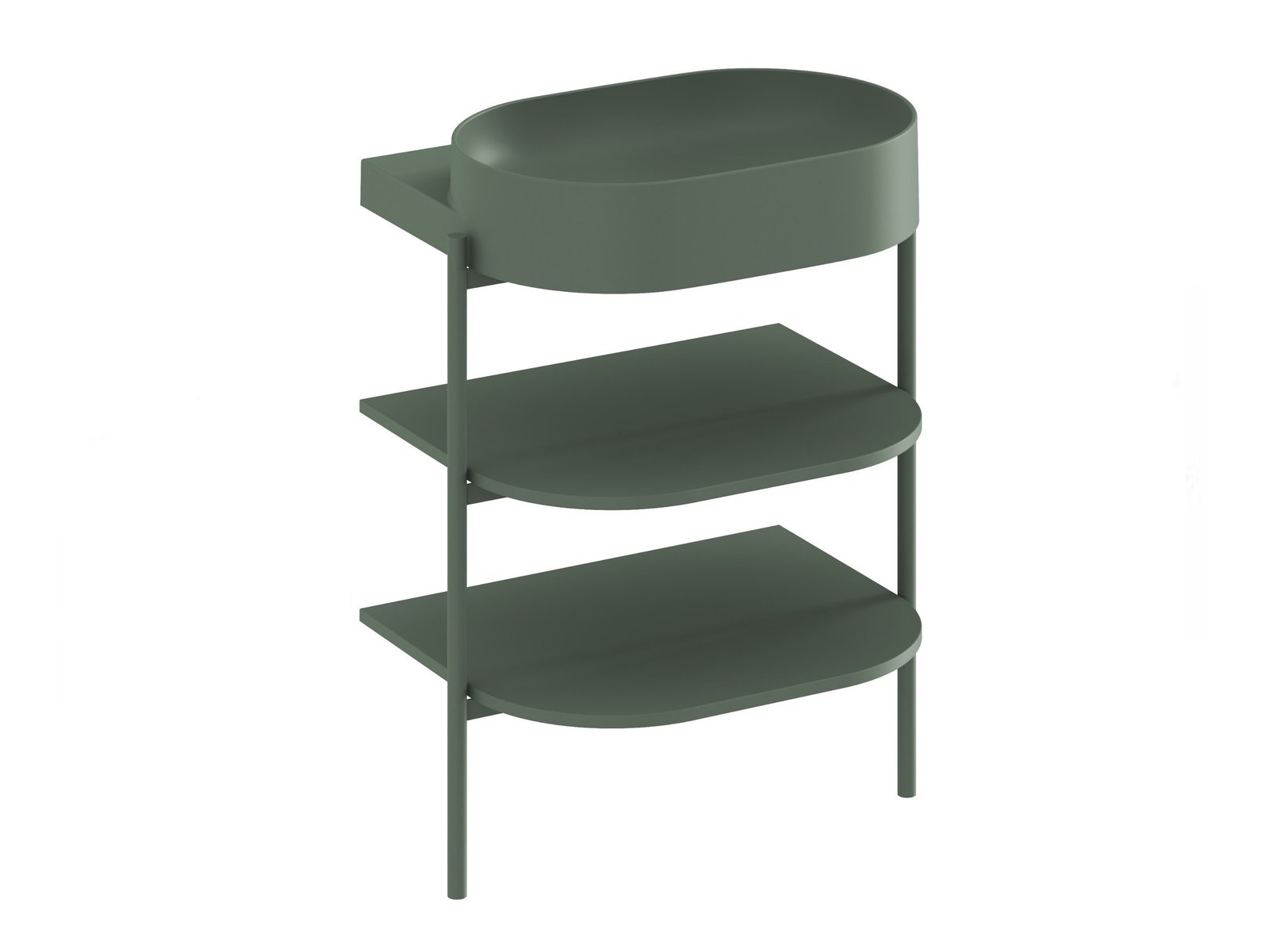 Ravak Yard konzola 66.8x49.5x76.5 cm kúpeľňová skrinka pod úmývadlo stojaca D800008005