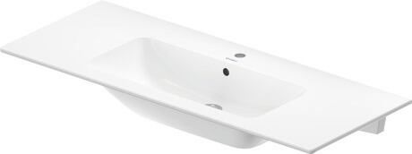 Duravit ME by Starck umývadlo 123x49 cm obdĺžnik klasické umývadlo-umývadlo na nábytok biela 23361200601