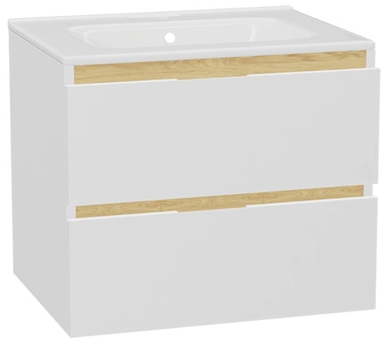 Súprava korpus skrinky Excellent Tuto 2.0 MLEX.2172.600.WHBL, umývadlo Excellent Pik CEEX.6517.600.WH, MLEX.2151.600.01.WH