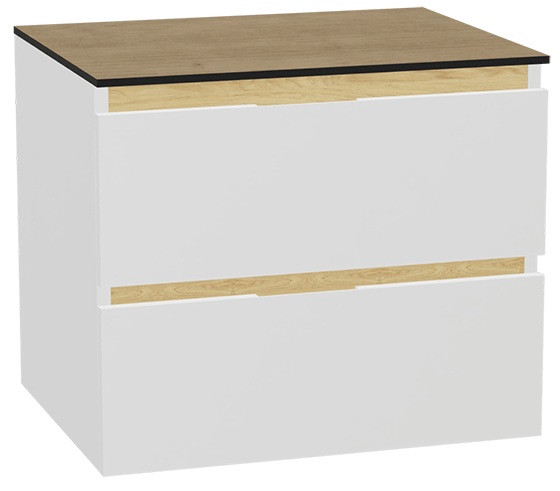 Súprava korpus skrinky Excellent Tuto 2.0 MLEX.2172.600.WHBL, doska na skrinku Excellent Tuto 2.0 MLEX.2116.600.BL, MLEX.2151.600.01.WH