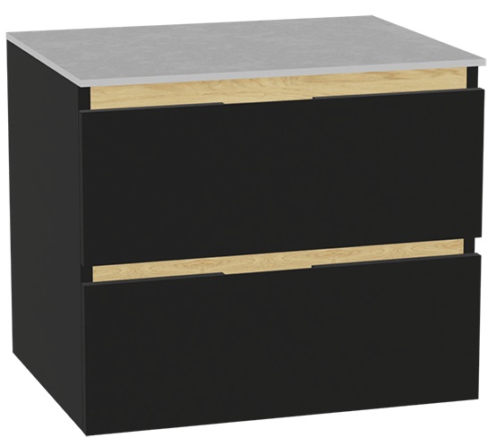 Súprava korpus skrinky Excellent Tuto 2.0 MLEX.2172.600.BKBL, doska na skrinku Excellent Tuto 2.0 MLEX.2116.600.SJ, MLEX.2151.600.01.BK