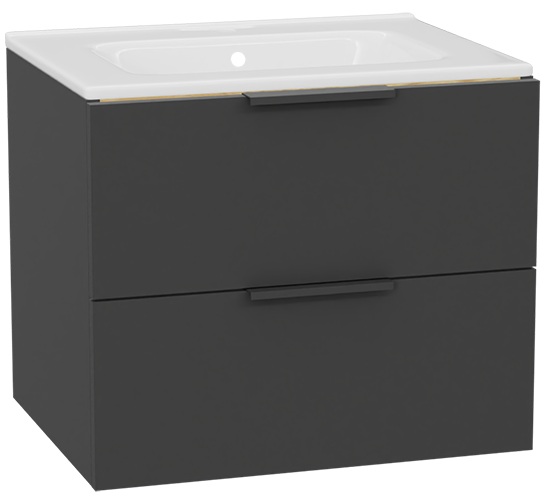 Súprava korpus skrinky Excellent Tuto 2.0 MLEX.2172.600.GRBL, umývadlo Excellent Pik CEEX.6517.600.WH, MLEX.2151.600.02.GR