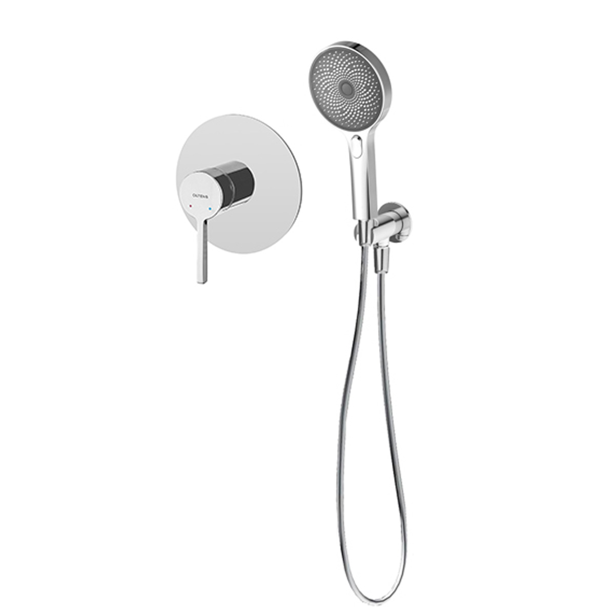 Súprava sprchová batéria Oltens Rann 33107100, sprchová hlavica Oltens Havis EasyClick 37107100, 39304100, 37200100