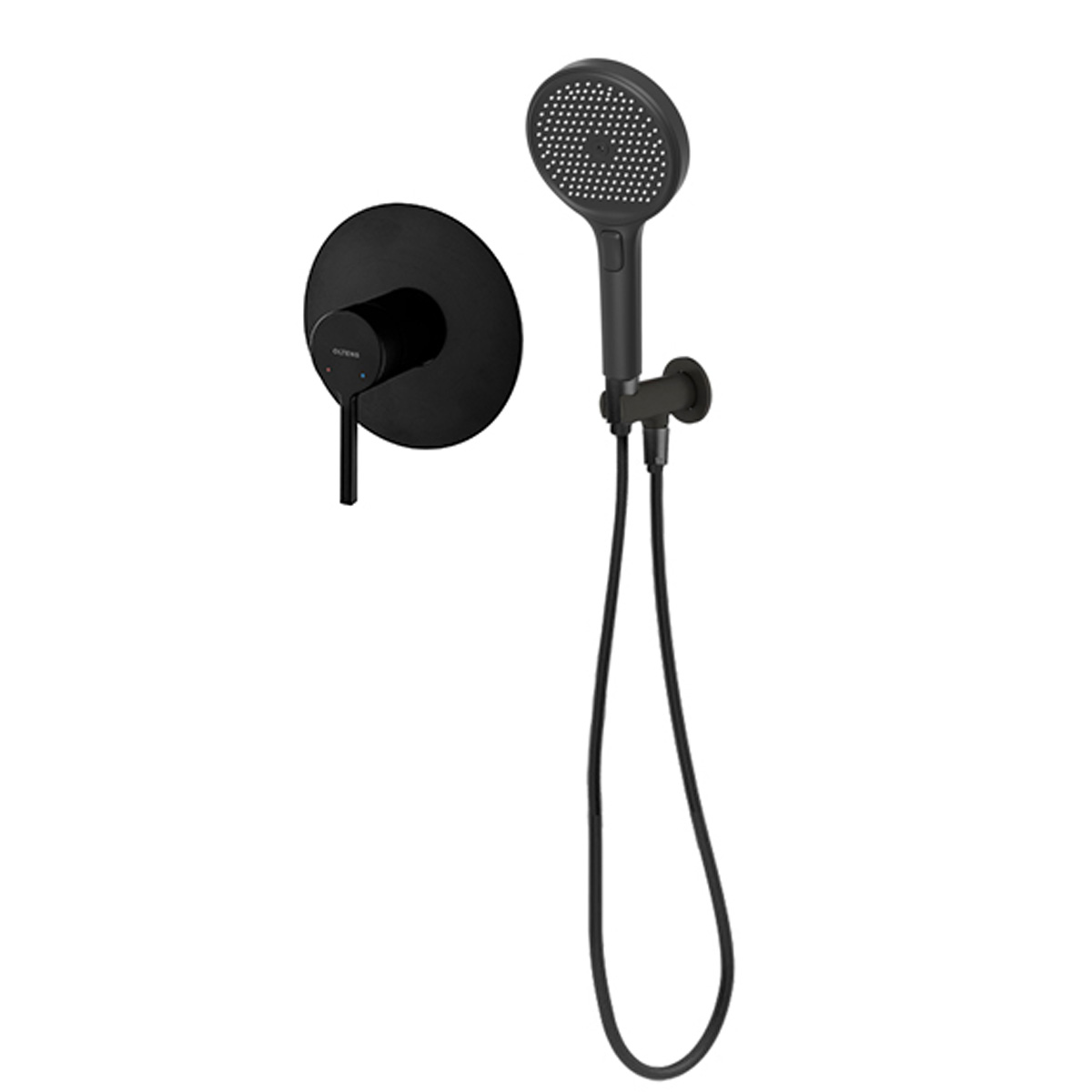 Súprava sprchová batéria Oltens Rann 33107300, sprchová hlavica Oltens Luva EasyClick 37109300, 39304300, 37200300