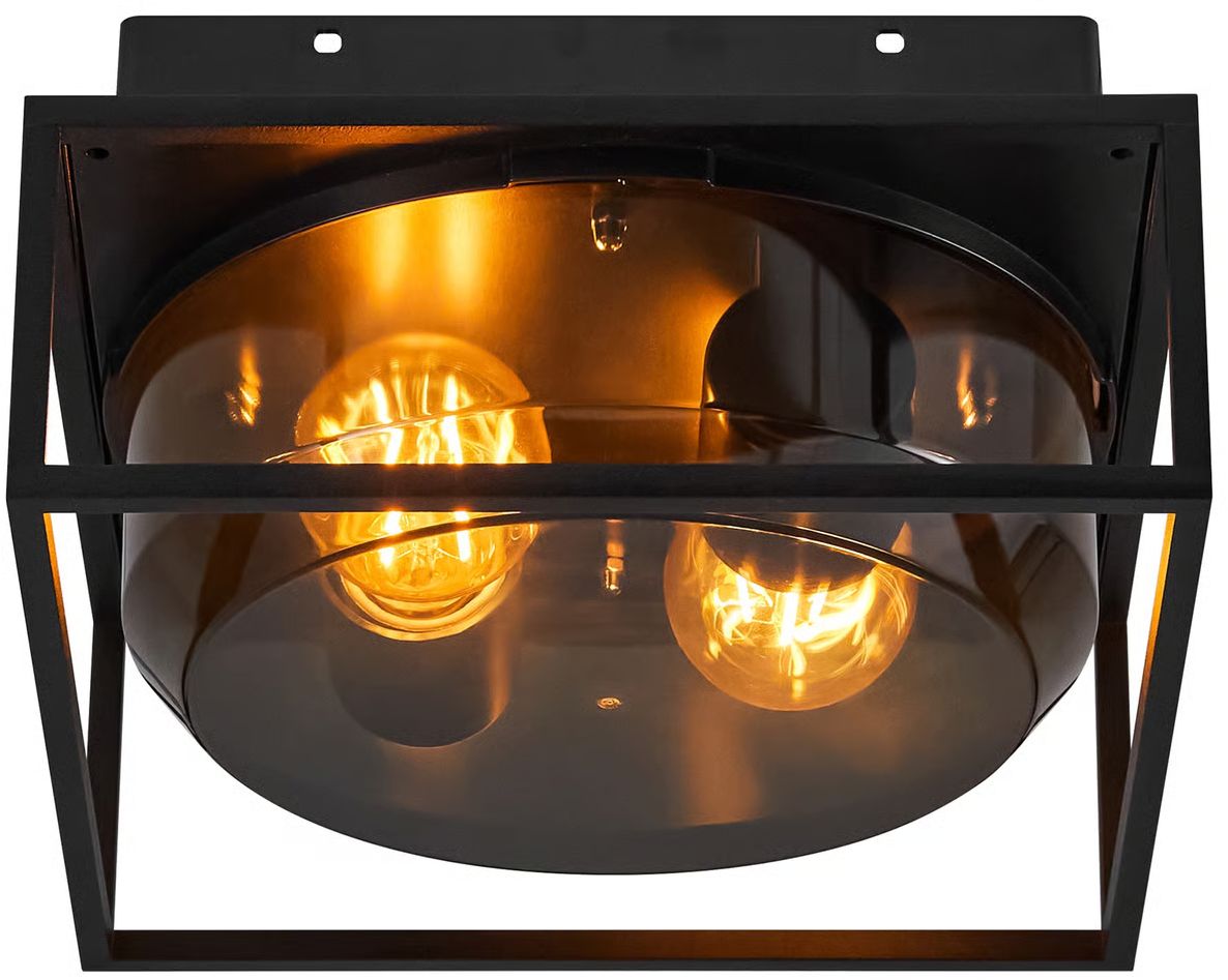 Nordlux Griffin exteriérové stropné svietidlo 2x15 W dymová 2218126047