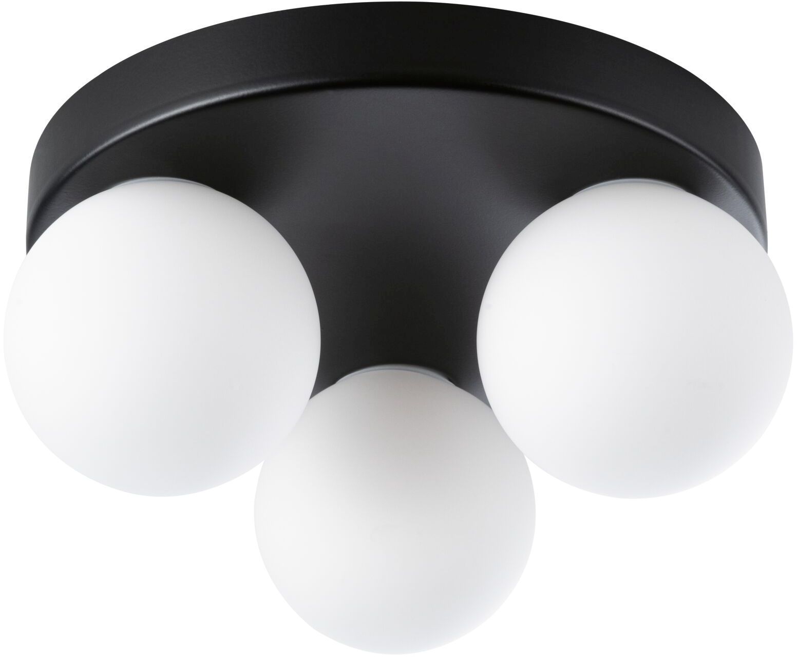 Paulmann Gove stropné svietidlo 3x20 W čierna PL71069