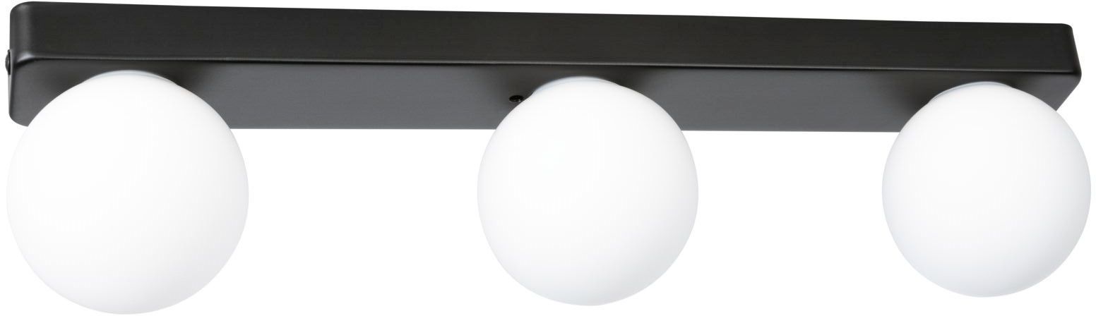 Paulmann Gove nástenná lampa 3x20 W čierna PL71070