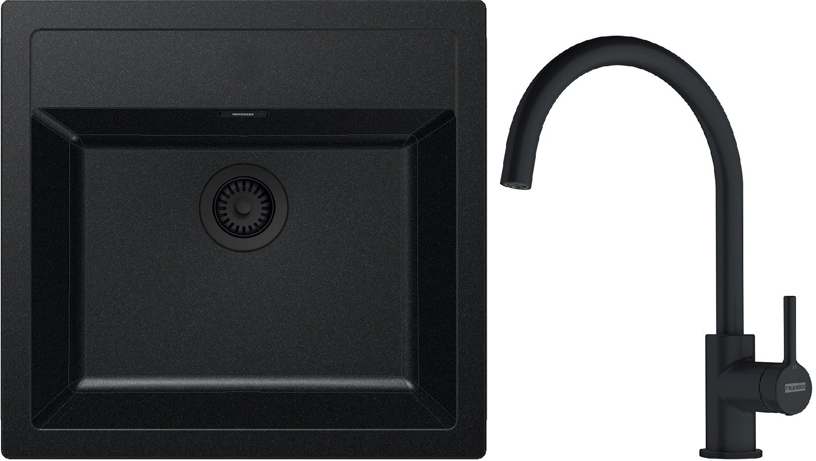 Súprava drez Tectonite Franke Sirius SID 143.0702.425, kuchynská batéria Franke Lina 115.0626.019