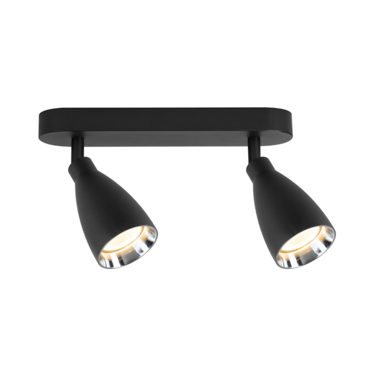 Light Prestige Campana stropné svietidlo 2x8 W čierna LP-3103/2WS BK