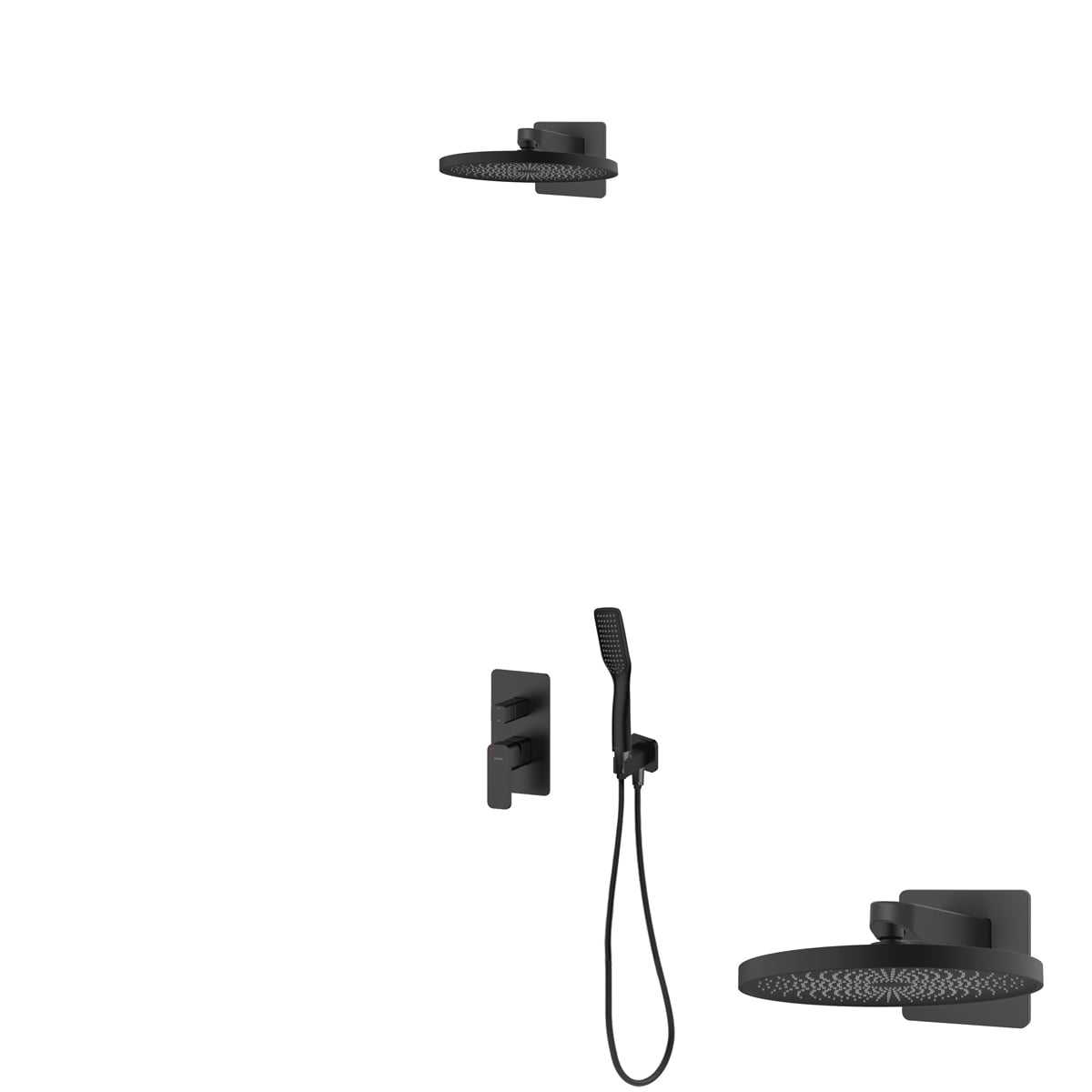 Súprava vaňová/sprchová batéria Oltens Hadsel 34108300, horná/hlavová sprcha Oltens Vann 37007300, 39403300, 39306300, 37200300, 37111300