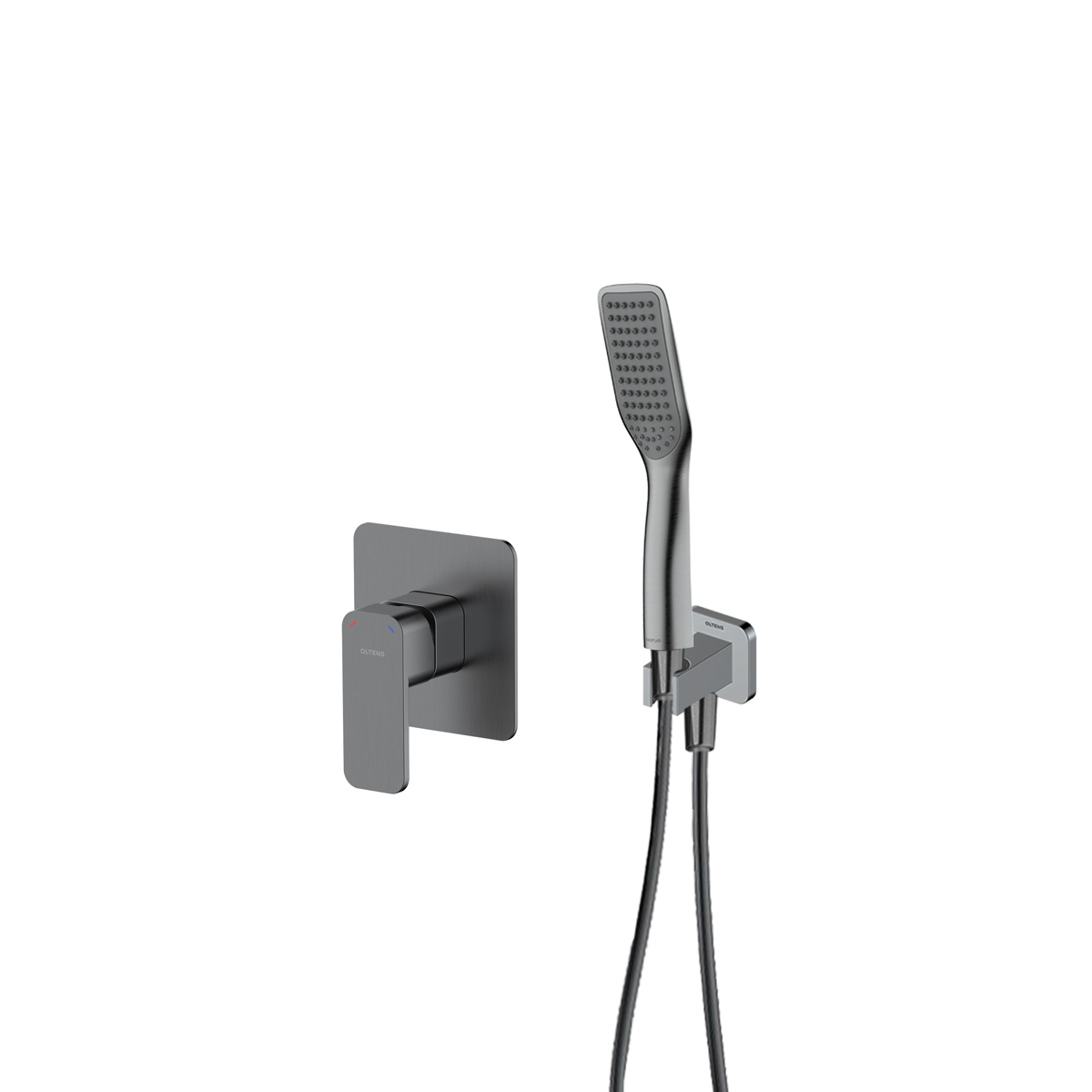 Súprava sprchová batéria Oltens Hadsel 33106400, uhlový konektor Oltens Skar 39306400, 37200400, 37111400