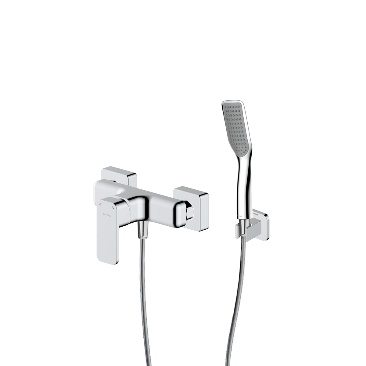 Súprava sprchová batéria Oltens Hadsel 33006100, držiak na sprchu Oltens Hald 37403100, 37200100, 37111100