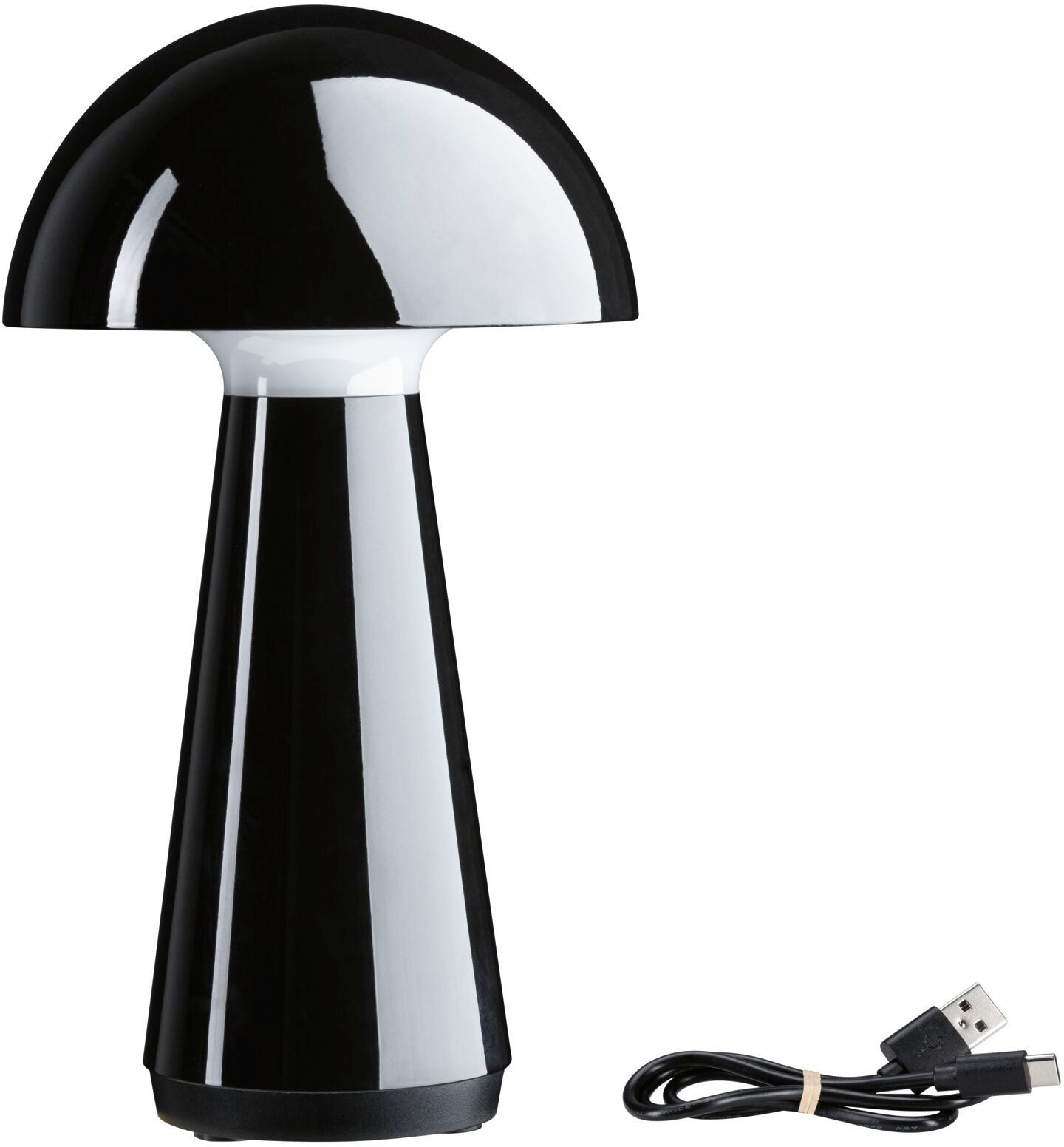 Paulmann Onzo stolová lampa 1x2.6 W čierna PL76994