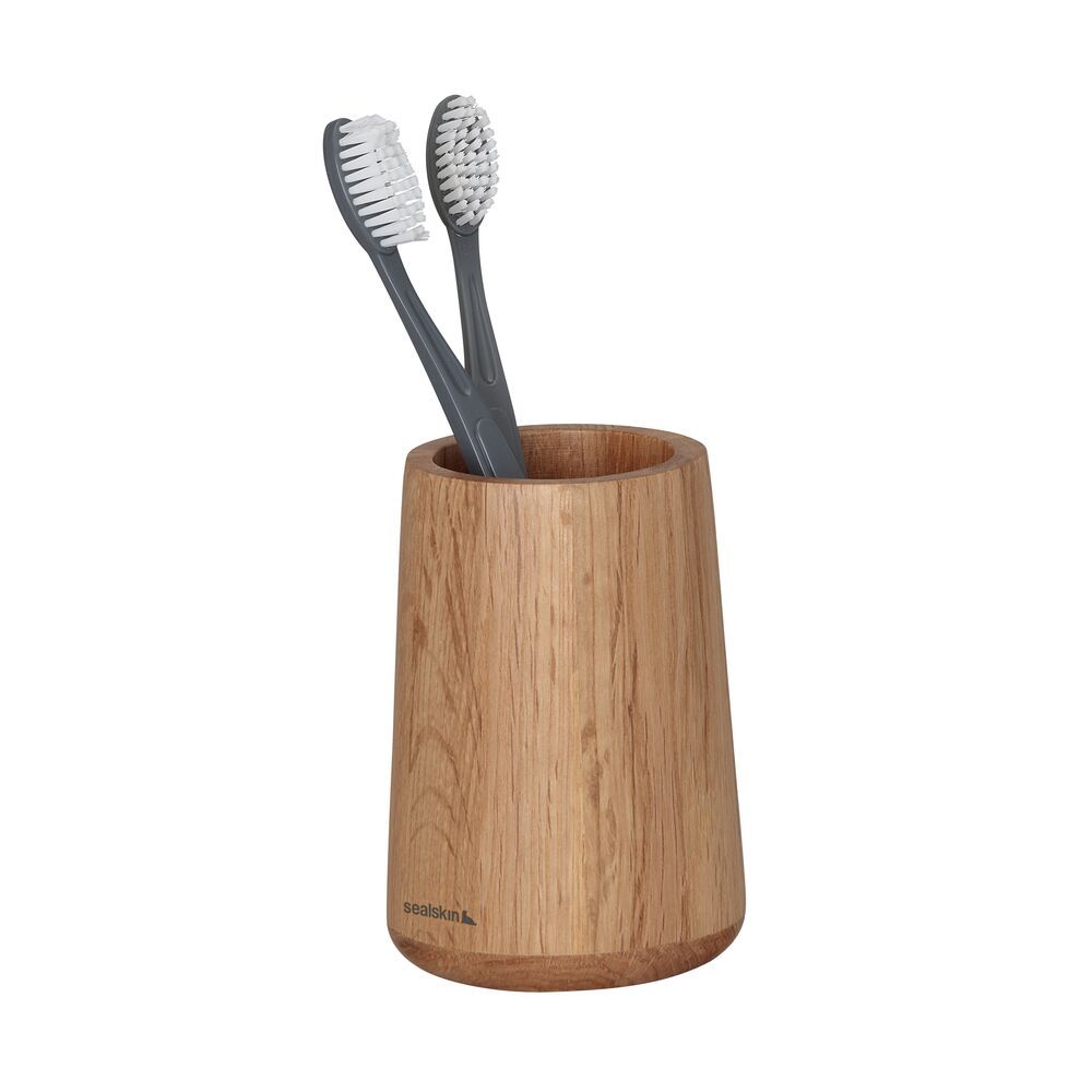 Sealskin Earth pohár na zubné kefky hnedá 800678