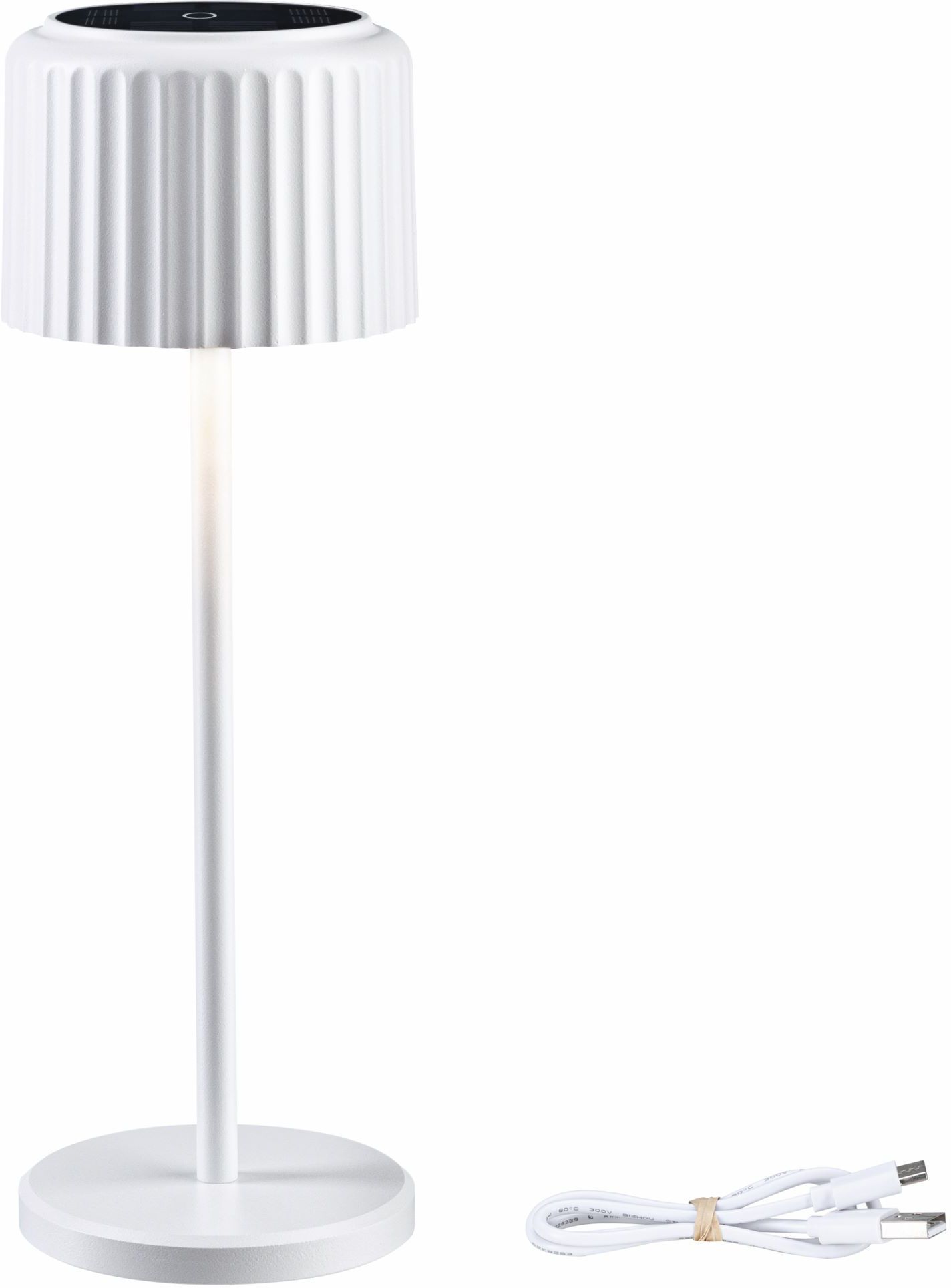 Paulmann Else stolová lampa 1x3.7 W biela PL94879