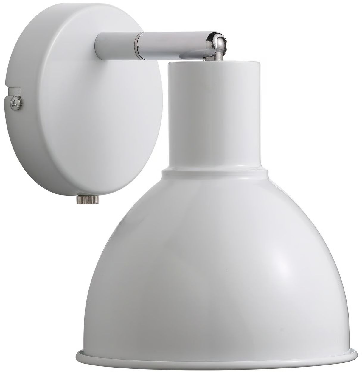 Nordlux Pop nástenná lampa 1x18 W biela 45841001