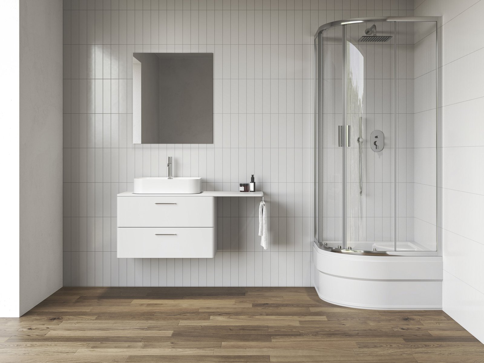 Ravak Blix II sprchovací kút 80x80 cm polkruhová hliníková lesklé/priehľadné sklo 3BM40C40Z1