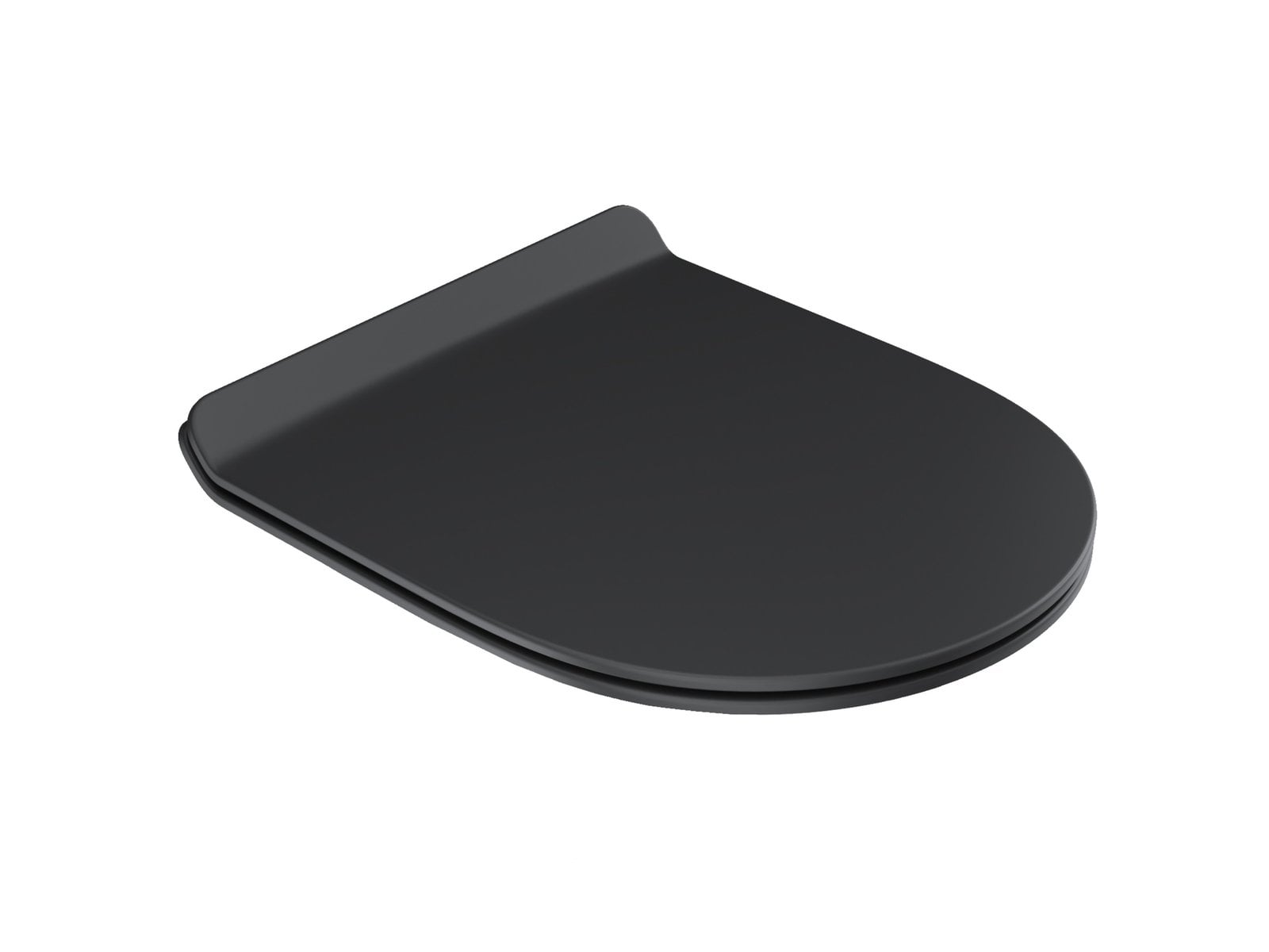 Ravak Vita Slim wc dosky s pomalým sklápaním čierna X01862