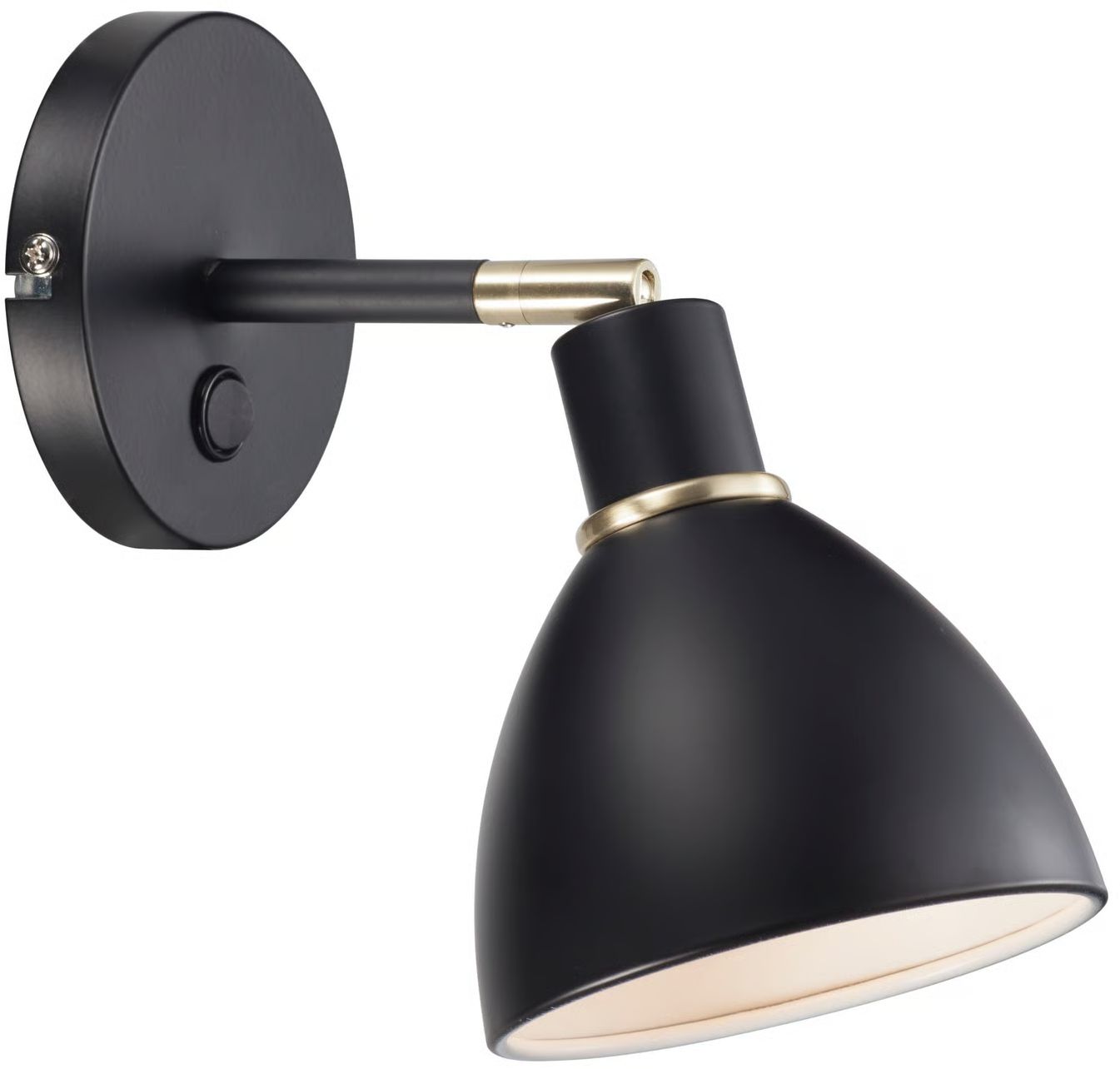 Nordlux Ray nástenná lampa 1x25 W čierna 63191003