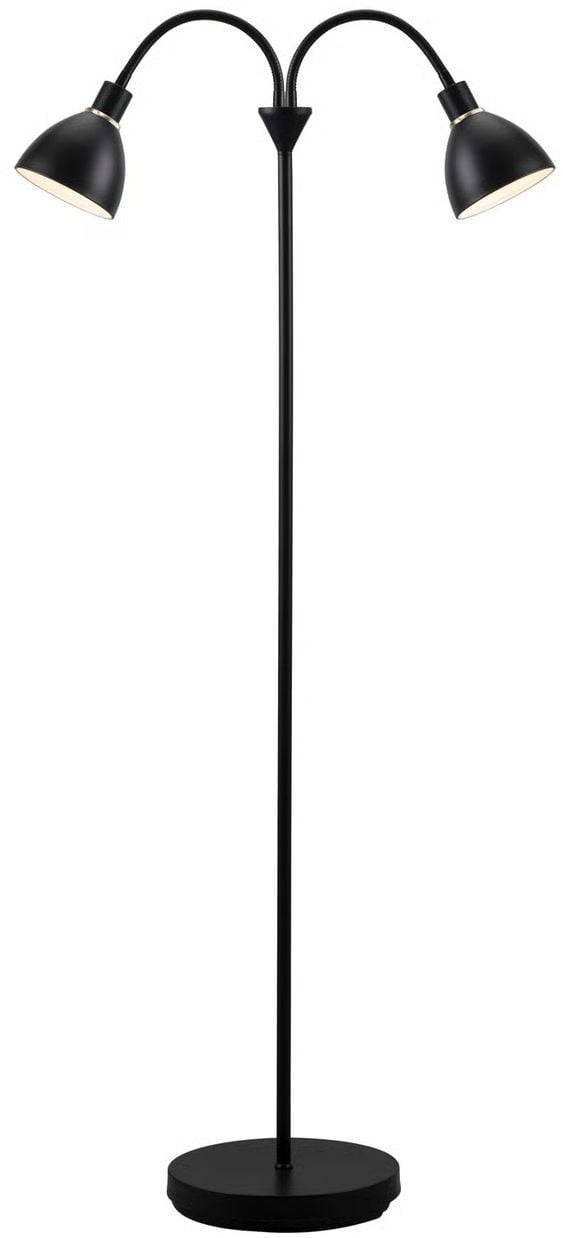 Nordlux Ray stojaca lampa 2x25 W čierna 63224003