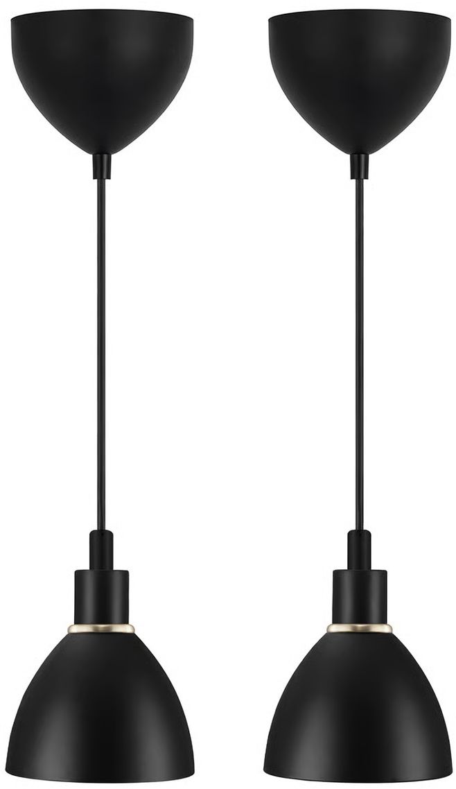 Nordlux Ray závesné svietidlo 2x40 W čierna 63233003