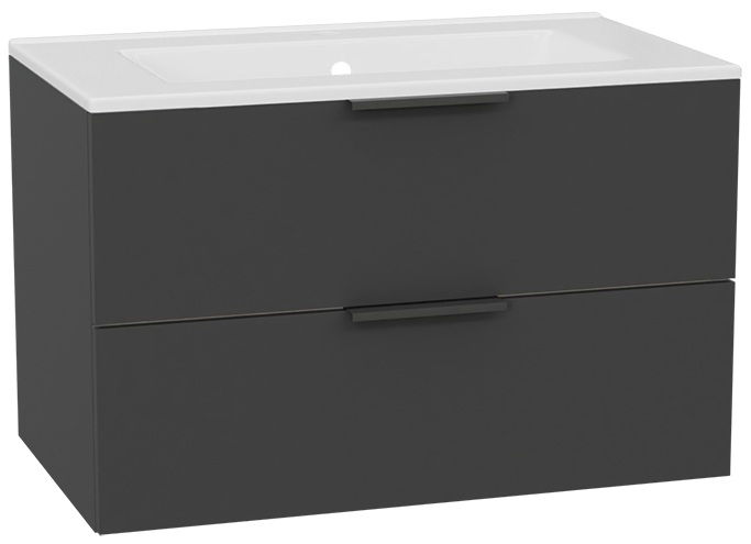 Súprava korpus skrinky Excellent Tuto 2.0 MLEX.2172.800.GRBL, umývadlo Excellent As CEEX.3617.800.WH, MLEX.2151.800.02.GR