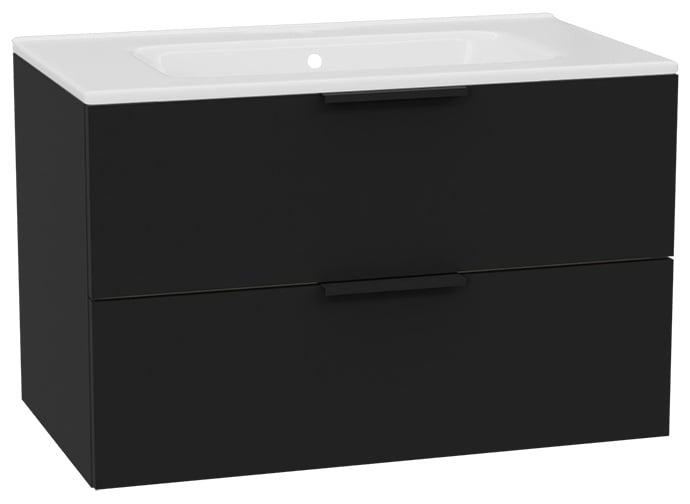 Súprava korpus skrinky Excellent Tuto 2.0 MLEX.2172.800.BKBL, umývadlo Excellent Pik CEEX.6517.800.WH, MLEX.2151.800.02.BK