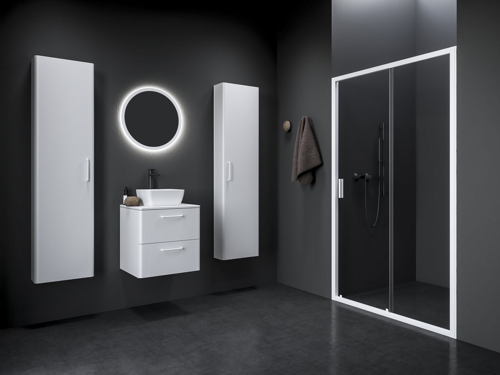 Ravak Blix II sprchové dvere 120 cm posuvné biela matná/priehľadné sklo 0PMG0E00Z1