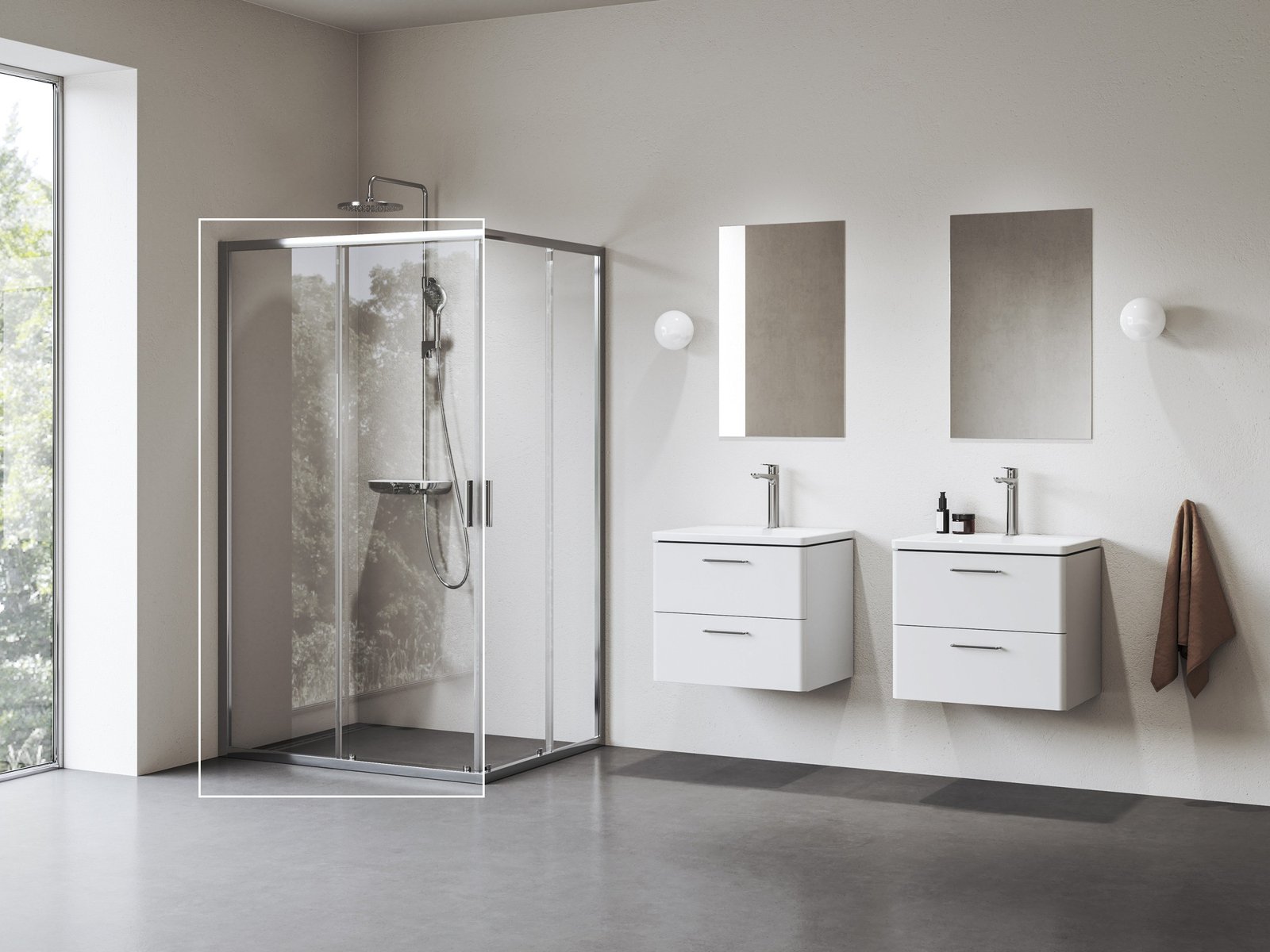 Ravak Blix II sprchové dvere 110 cm posuvné hliníková lesklá/priehľadné sklo 1XMD0C00Z1