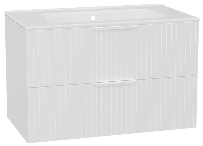 Súprava korpus skrinky Excellent Tuto 2.0 MLEX.2172.800.WHBL, umývadlo Excellent Pik CEEX.6517.800.WH, MLEX.2151.800.03.WH