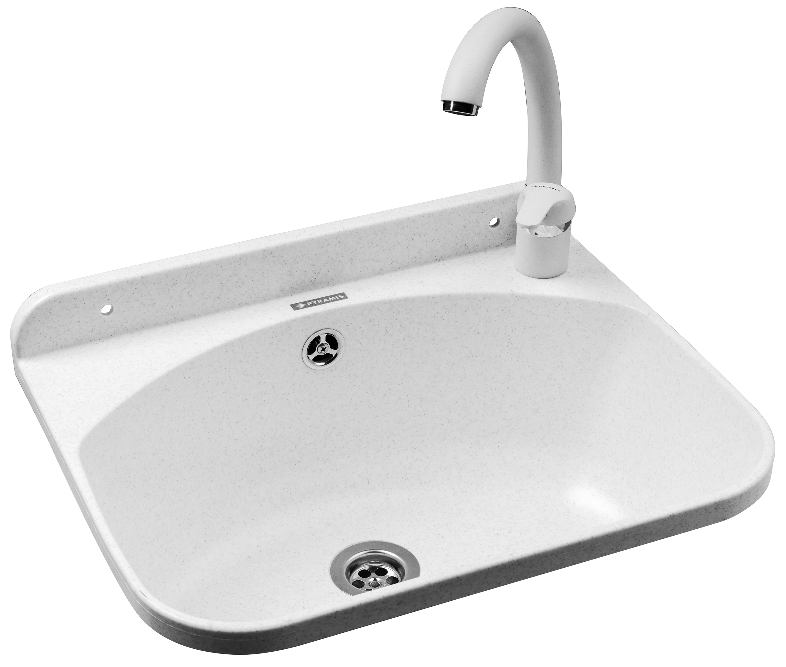 Pyramis Standard záhradné umývadlo s kohútikom 46x36 cm plast 070178501 O