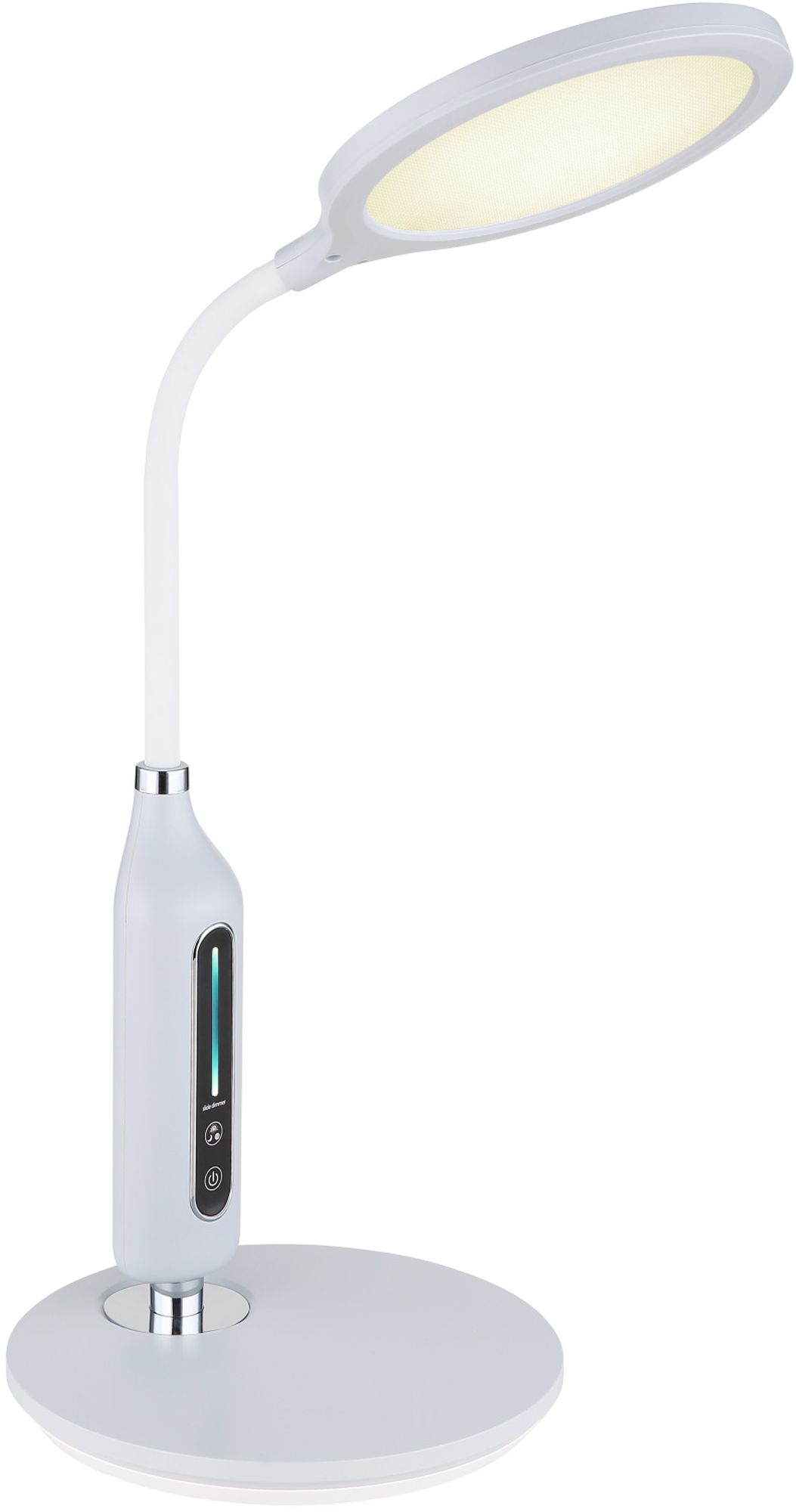 Globo Lighting Fruggy stolová lampa 1x9 W chróm-sivá 58435G