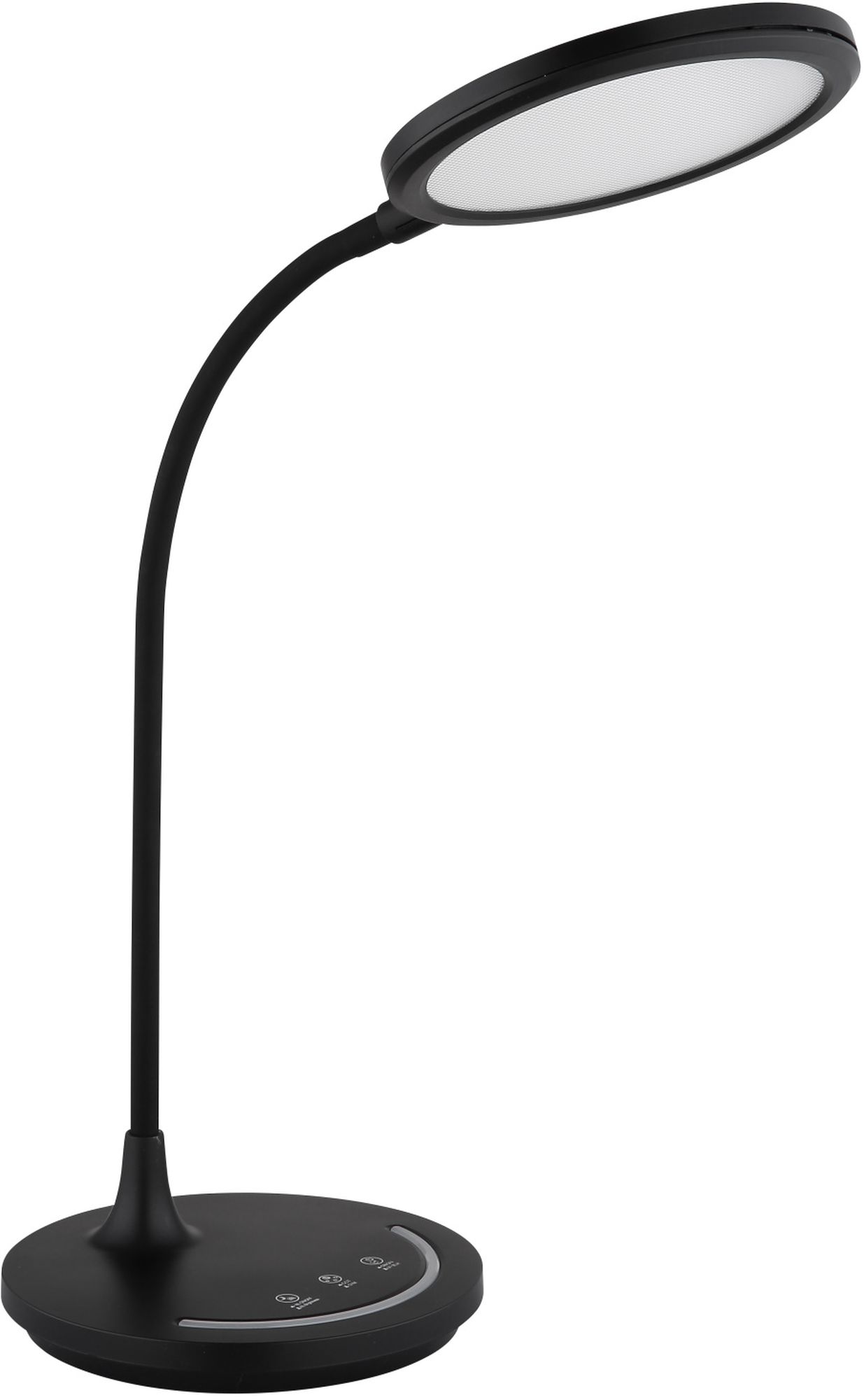 Globo Lighting stolová lampa 1x12 W čierna-opálová 58483